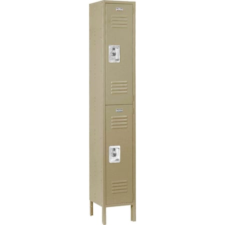 Global Industrial 12 in W, 15 D, 78 in H, Tan 968266TN